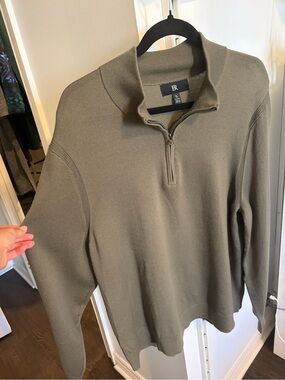 Men's Merino Wool Half-Zip Sweater